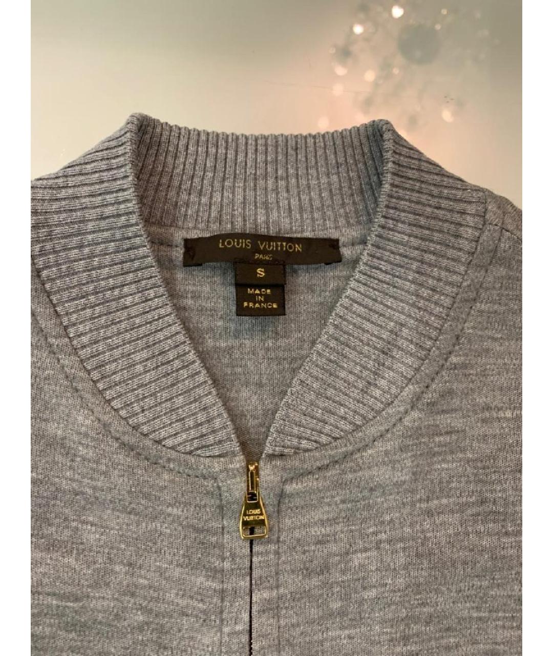 LOUIS VUITTON Серый кашемировый костюм с брюками, фото 4