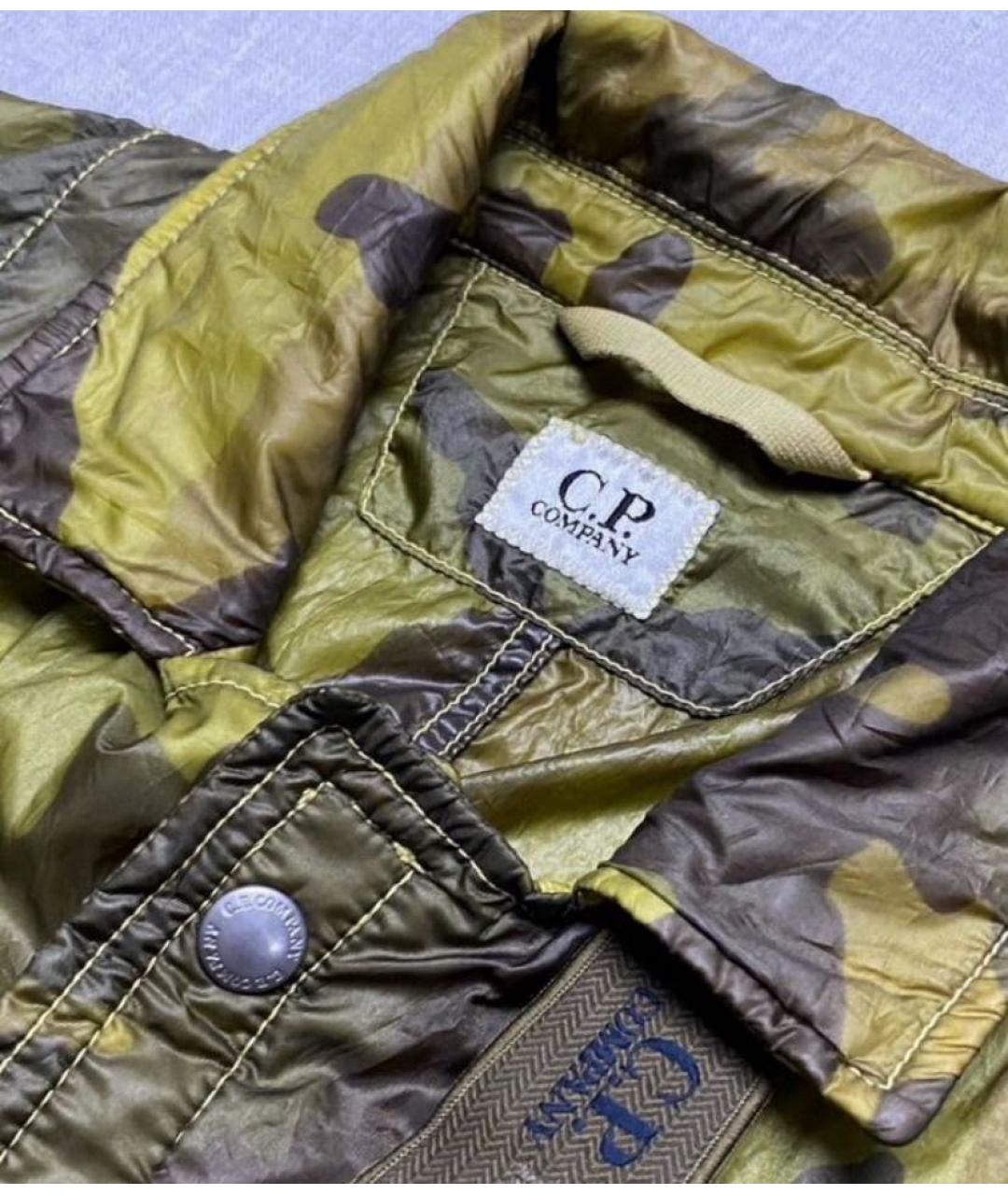 CP COMPANY Хаки полиамидовая куртка, фото 3