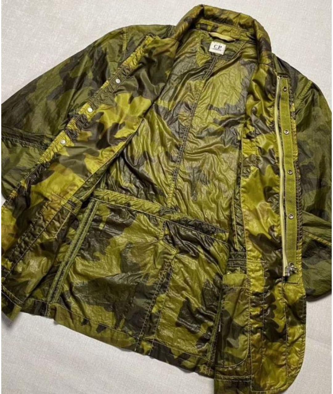 CP COMPANY Хаки полиамидовая куртка, фото 2