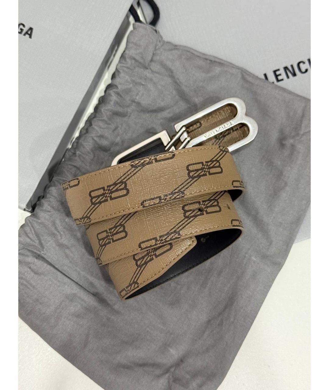 BALENCIAGA Хаки ремень, фото 2