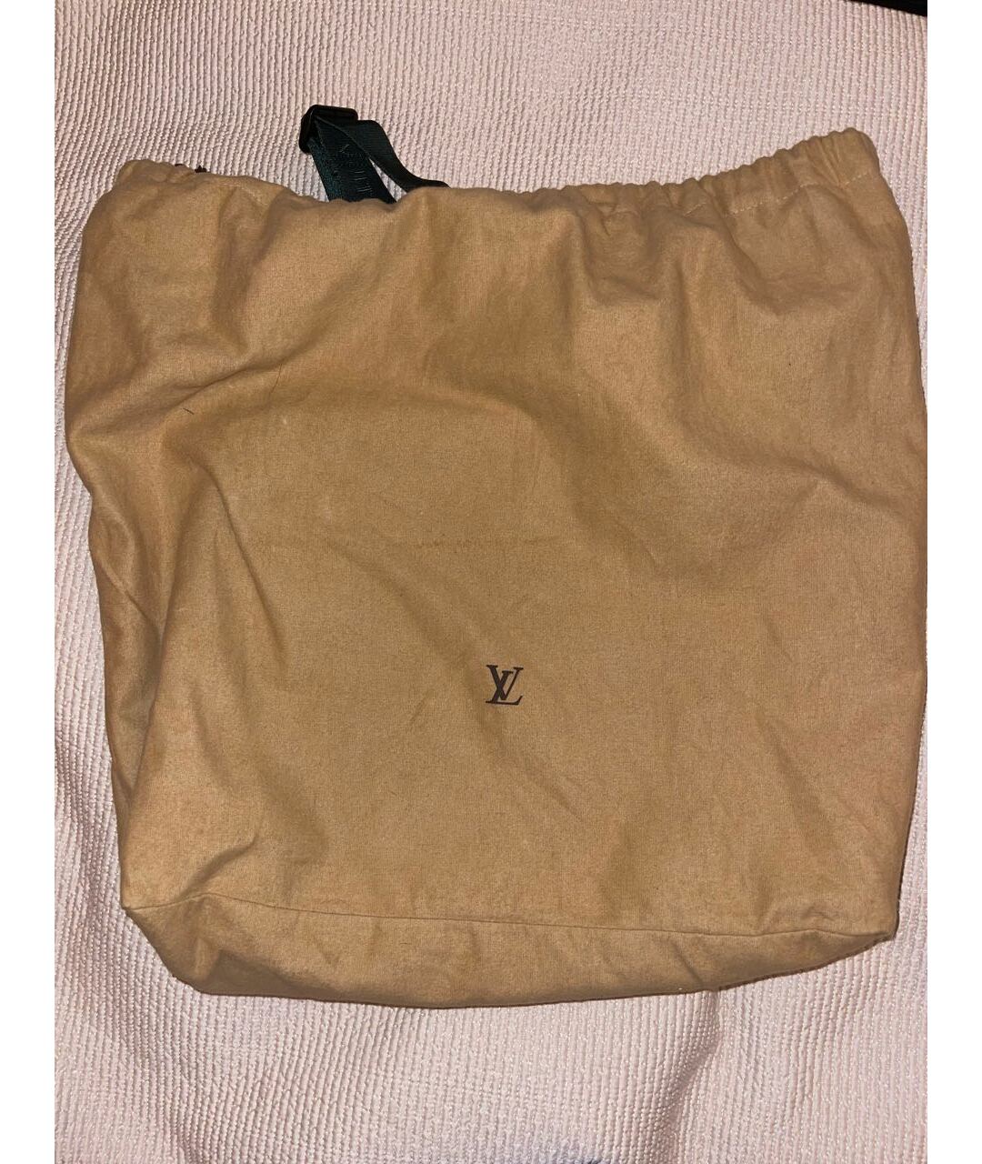 LOUIS VUITTON PRE-OWNED Зеленая кожаная сумка на плечо, фото 7