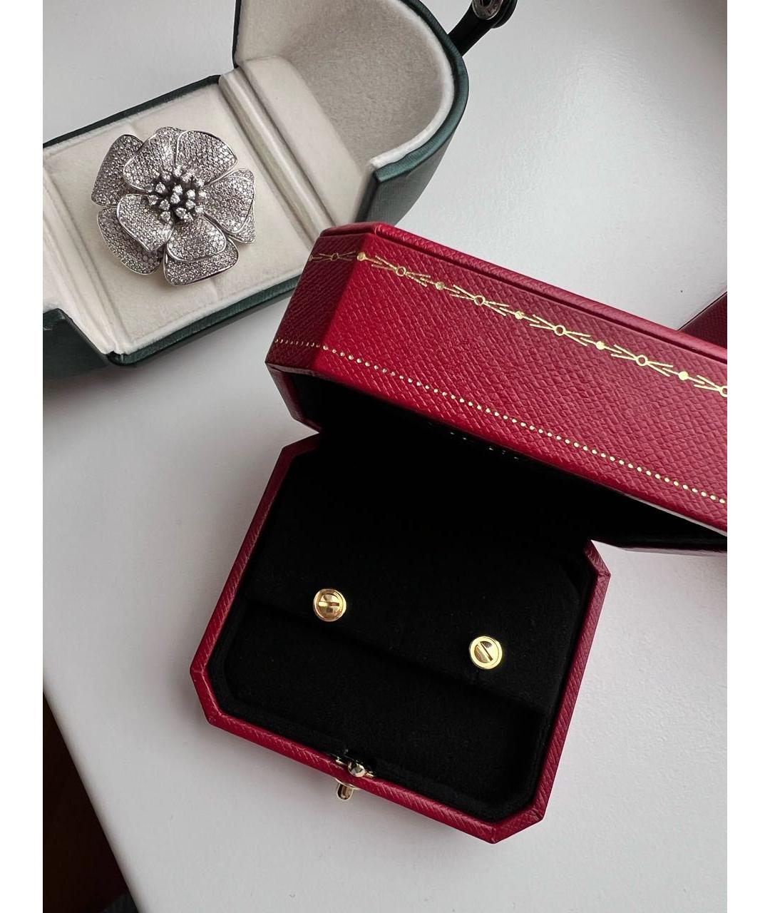 CARTIER Желтые серьги из желтого золота, фото 6