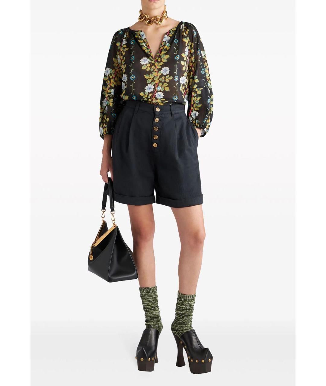 ETRO Черные шорты, фото 2