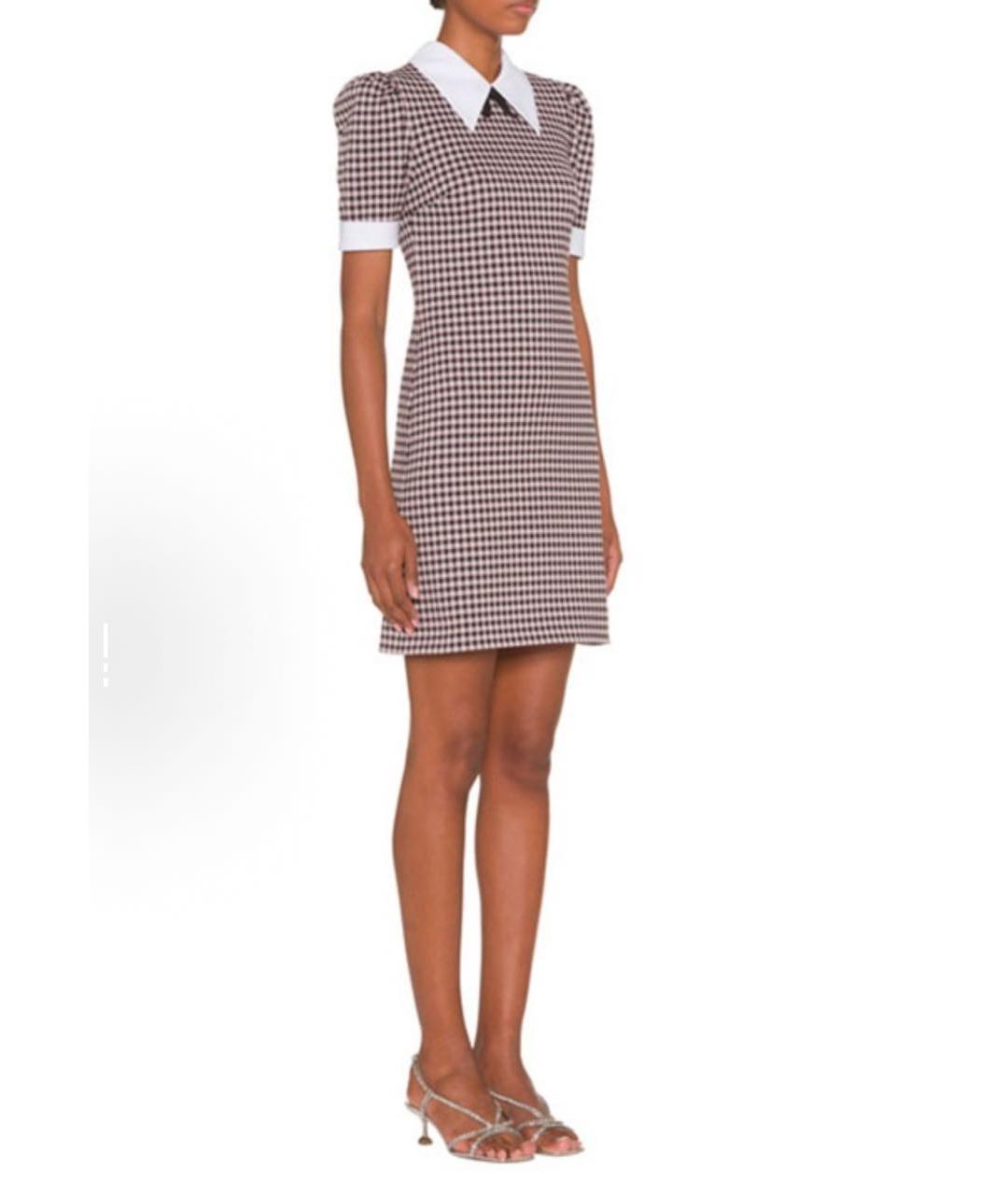 MIU MIU Коричневое повседневное платье, фото 5