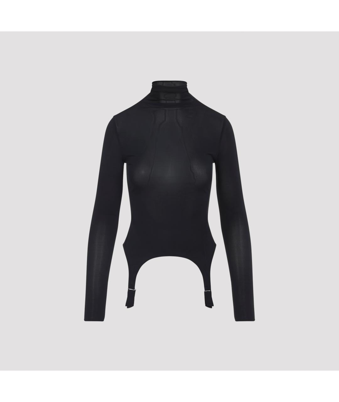 JEAN PAUL GAULTIER Темно-синяя вискозная водолазка, фото 2