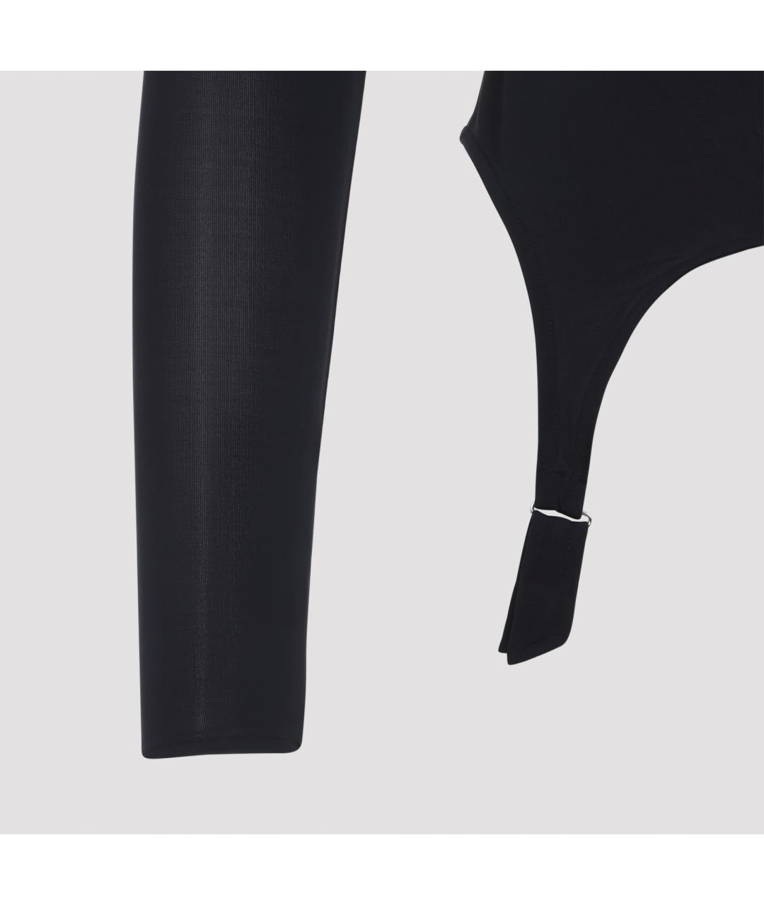 JEAN PAUL GAULTIER Темно-синяя вискозная водолазка, фото 4