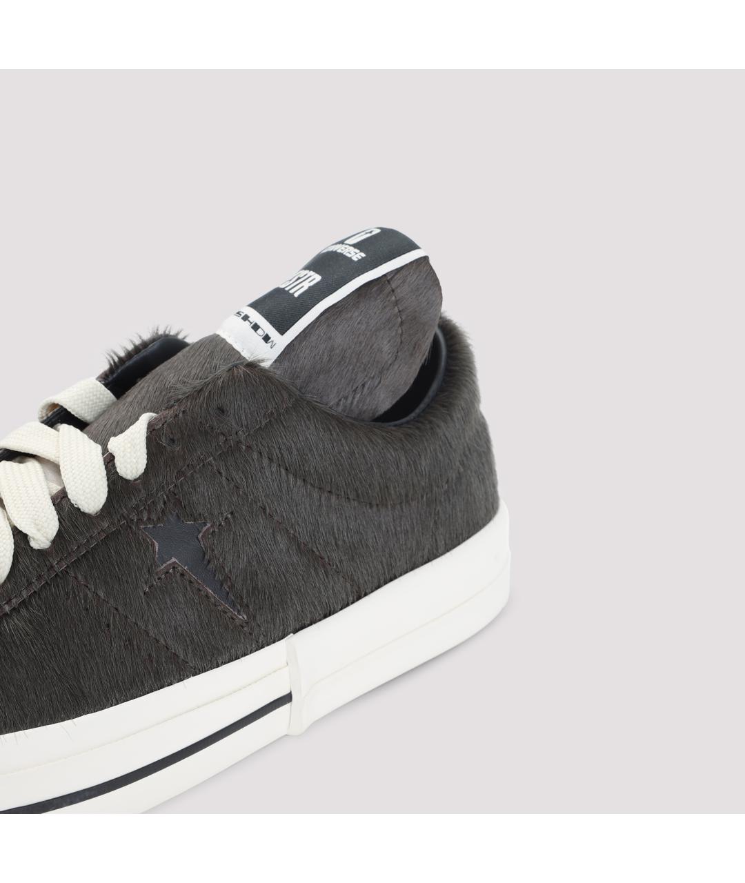 RICK OWENS DRKSHDW Мульти кожаные низкие кроссовки / кеды, фото 6