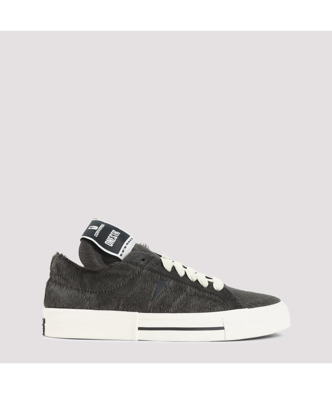 RICK OWENS DRKSHDW Мульти кожаные низкие кроссовки / кеды, фото 2