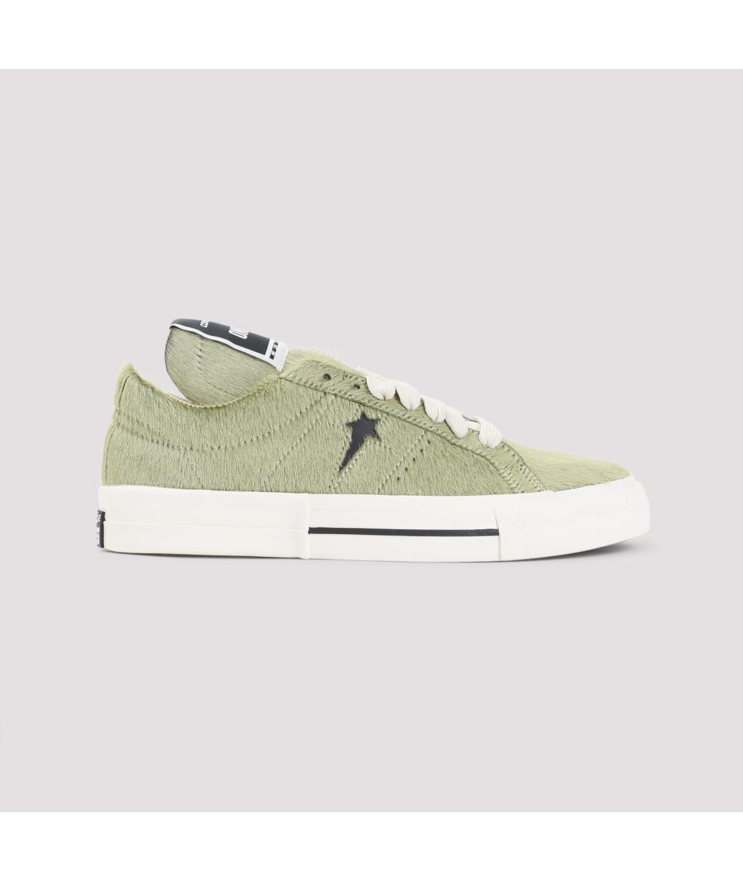 RICK OWENS DRKSHDW Мульти кожаные низкие кроссовки / кеды, фото 3