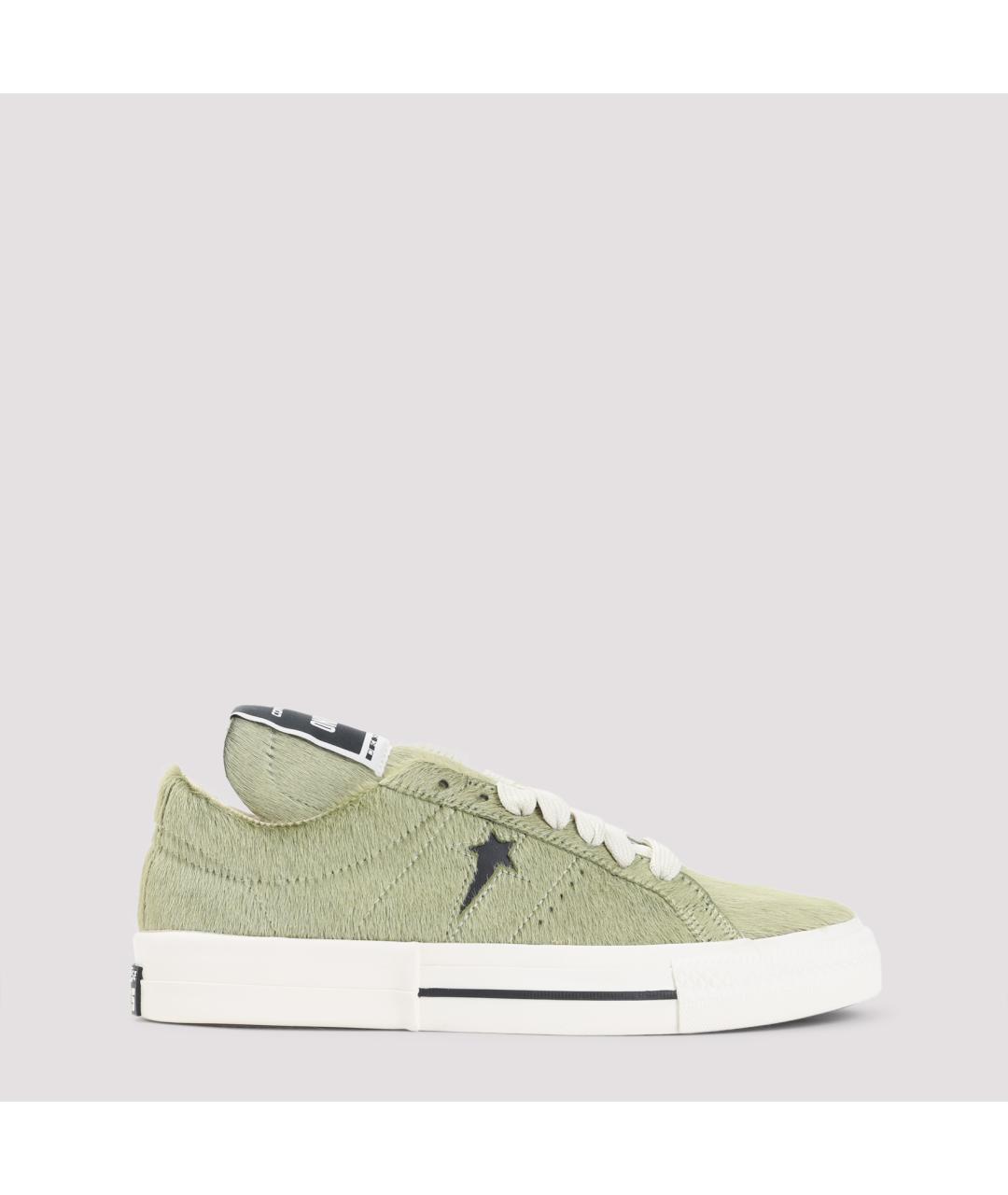 RICK OWENS DRKSHDW Мульти кожаные низкие кроссовки / кеды, фото 2