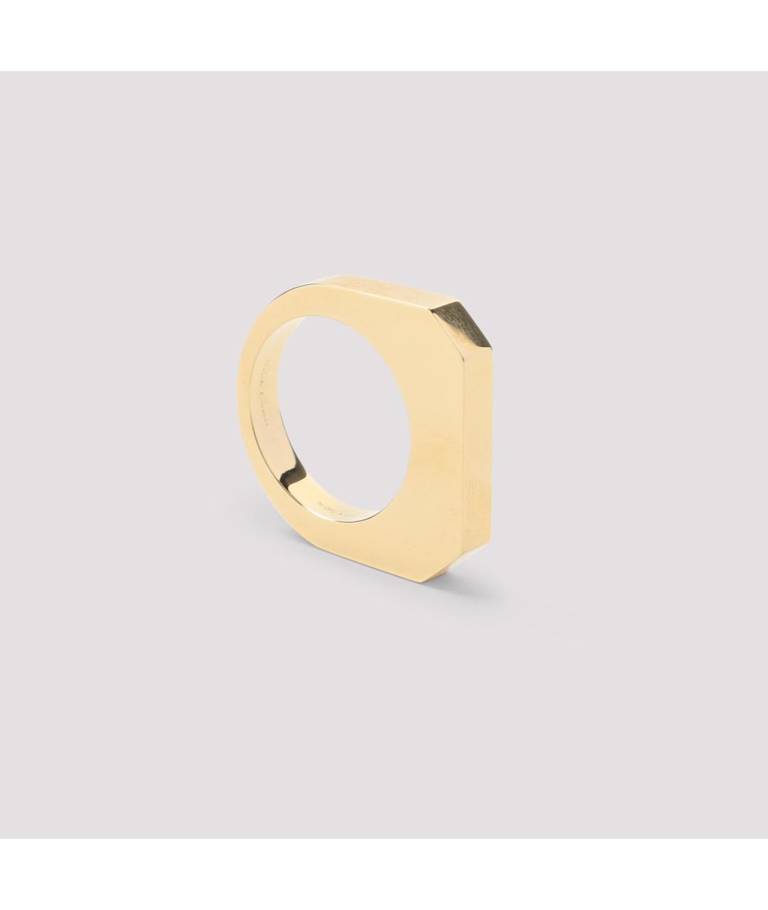 RICK OWENS Золотое металлическое кольцо, фото 4