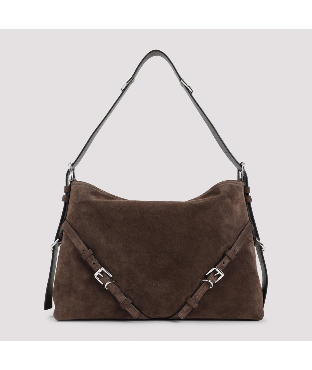 GIVENCHY Коричневая кожаная сумка тоут, фото 2