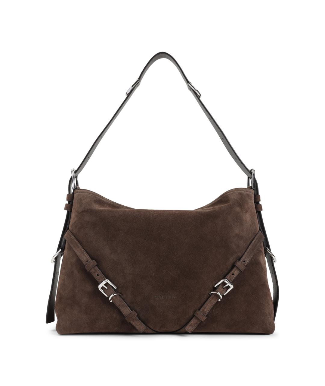 GIVENCHY Коричневая кожаная сумка тоут, фото 1