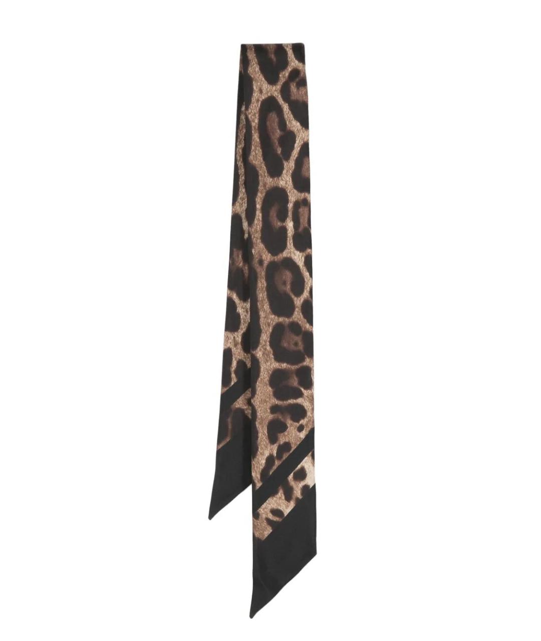 DOLCE&GABBANA Мульти шелковый шарф, фото 1