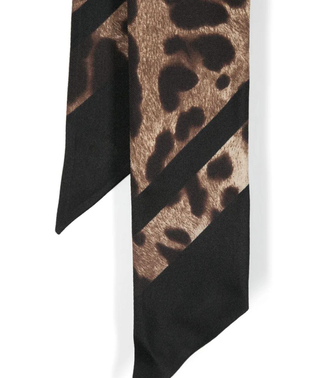 DOLCE&GABBANA Мульти шелковый шарф, фото 2