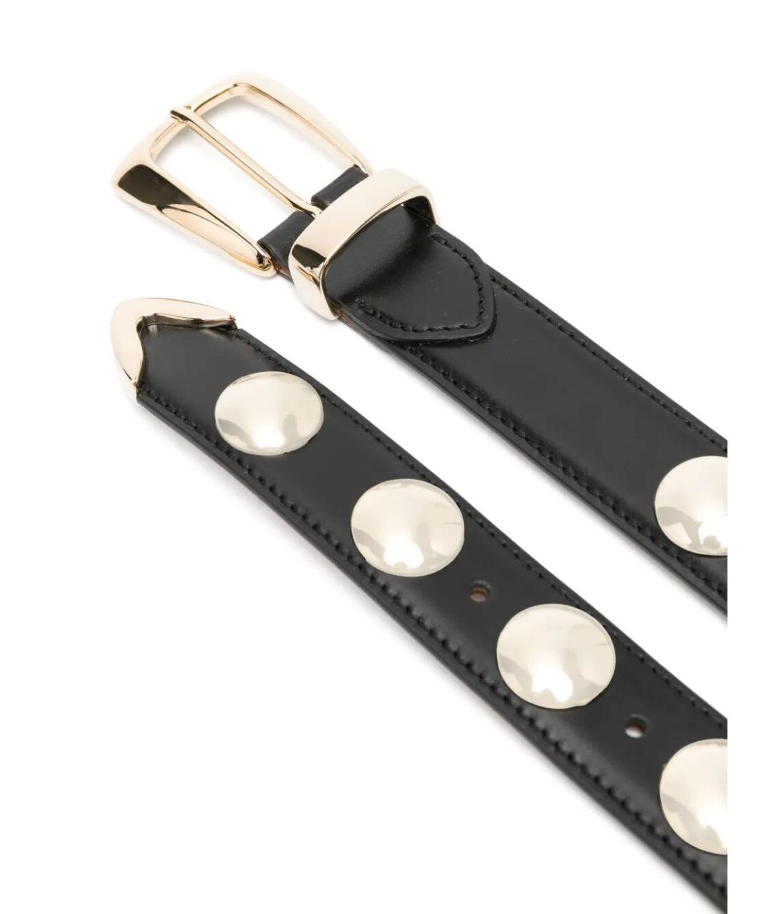 KHAITE Черный кожаный ремень, фото 2