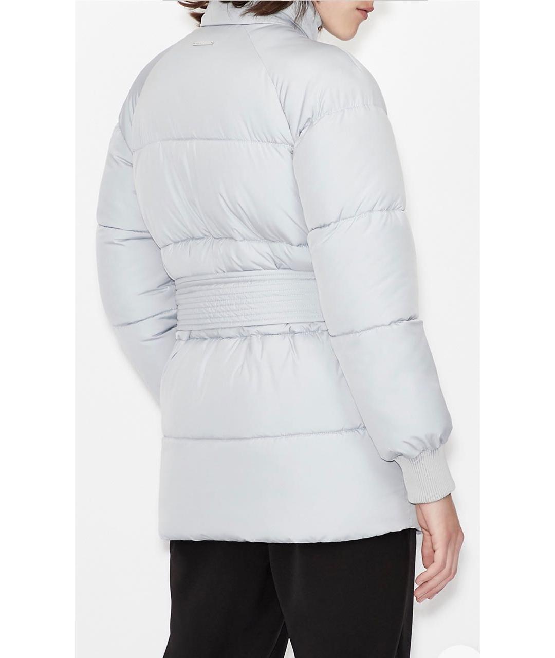 ARMANI EXCHANGE Серый полиэстеровый пуховик, фото 5