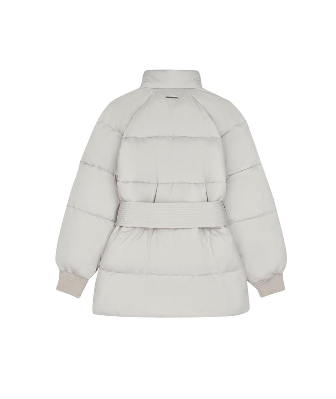 ARMANI EXCHANGE Серый полиэстеровый пуховик, фото 2