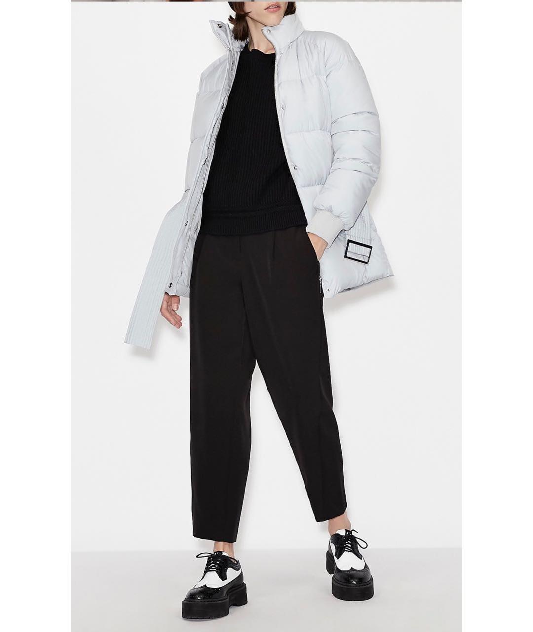 ARMANI EXCHANGE Серый полиэстеровый пуховик, фото 6