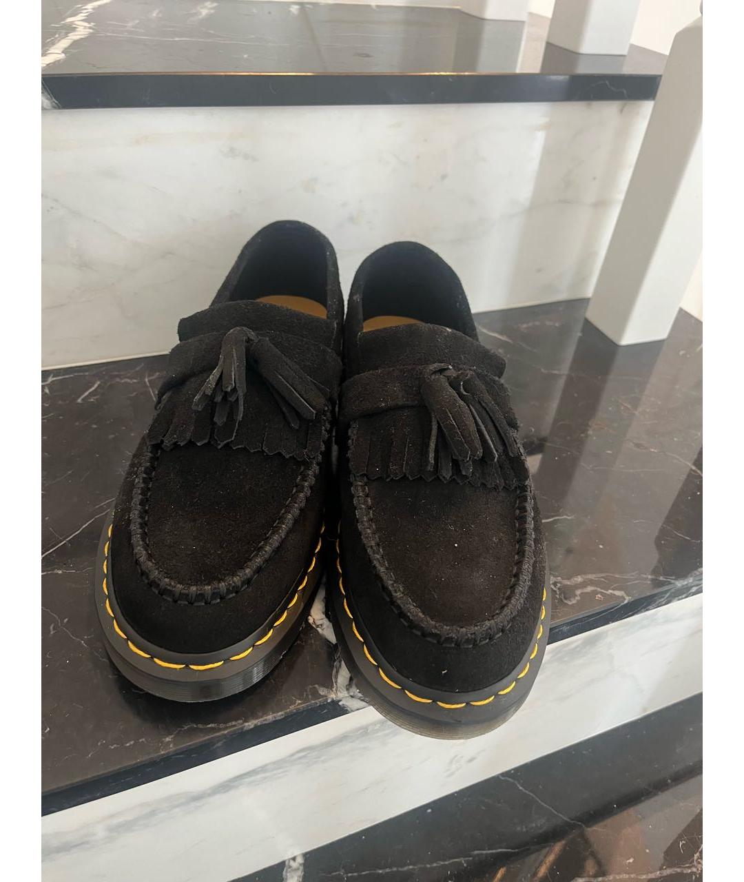 DR. MARTENS Черные замшевые лоферы, фото 2