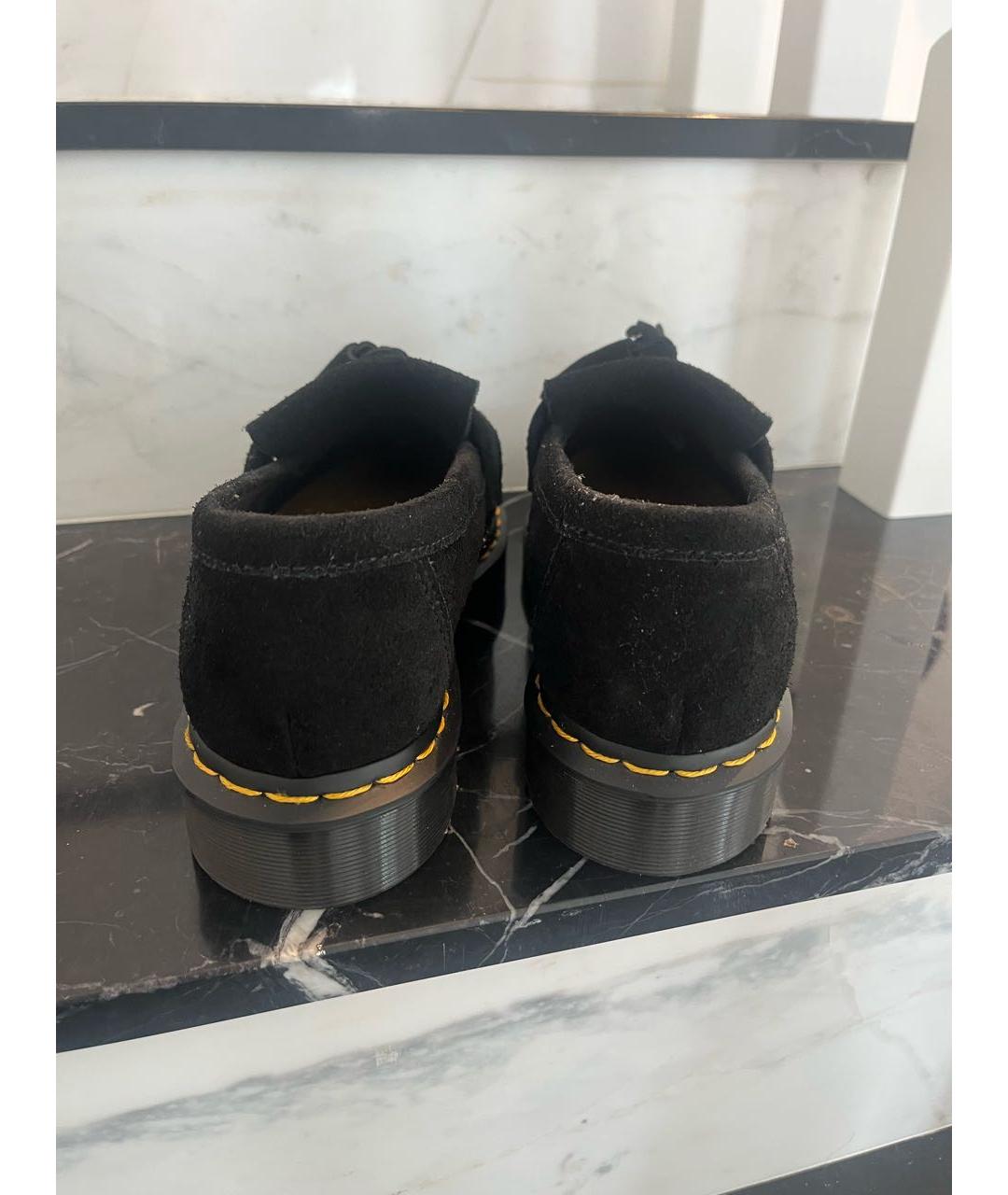 DR. MARTENS Черные замшевые лоферы, фото 4