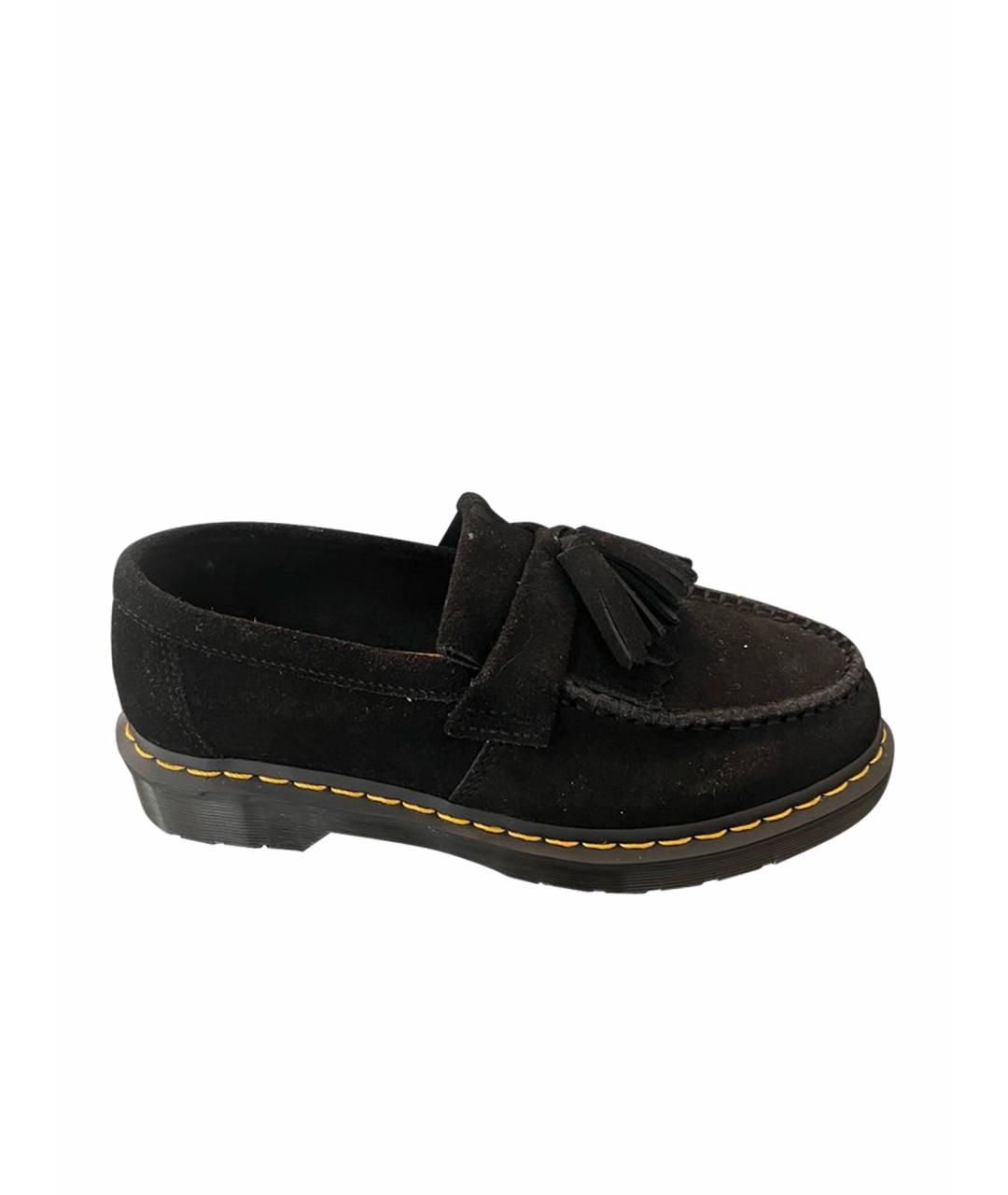 DR. MARTENS Черные замшевые лоферы, фото 1