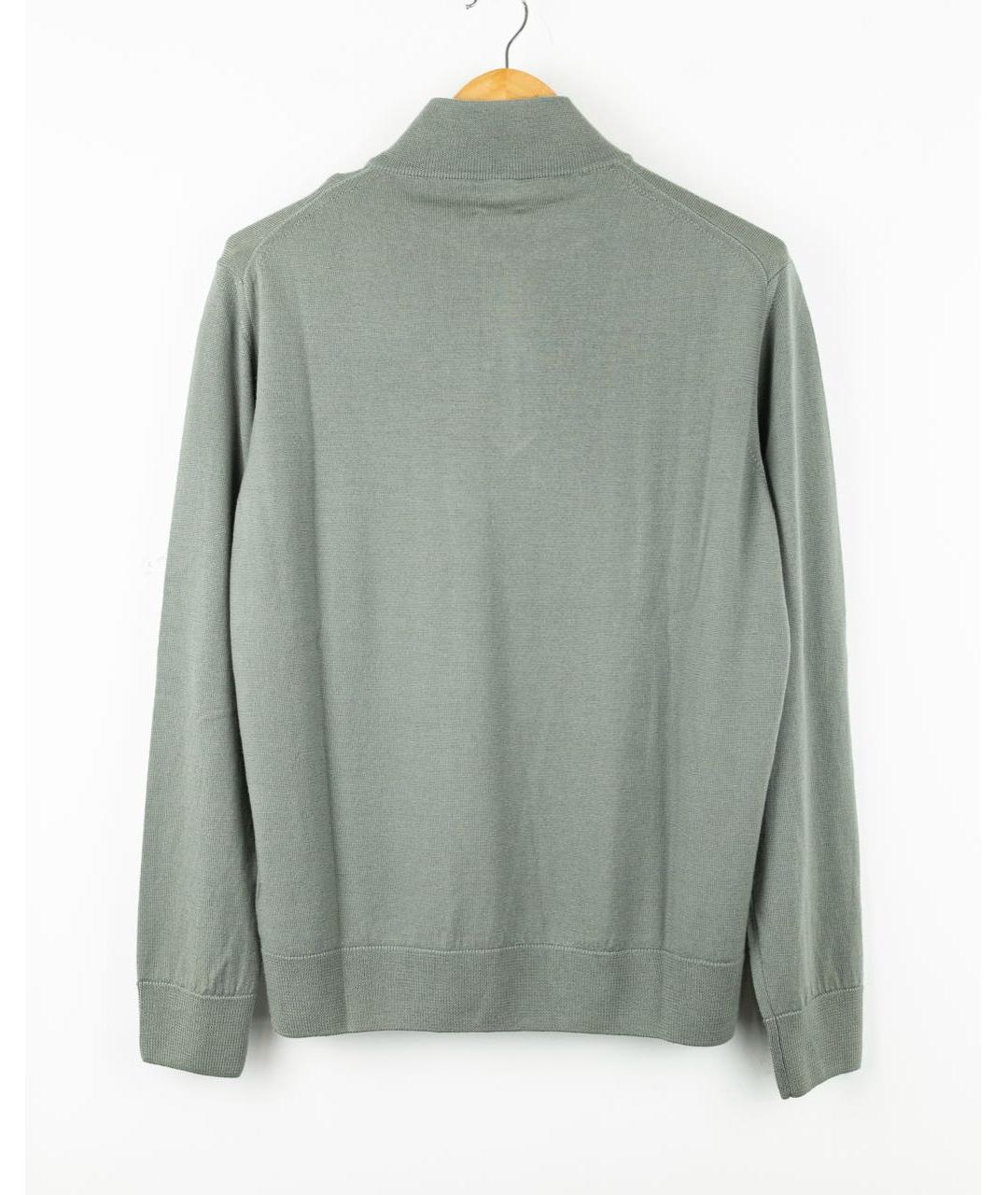 ELEVENTY Салатовый шерстяной джемпер / свитер, фото 2