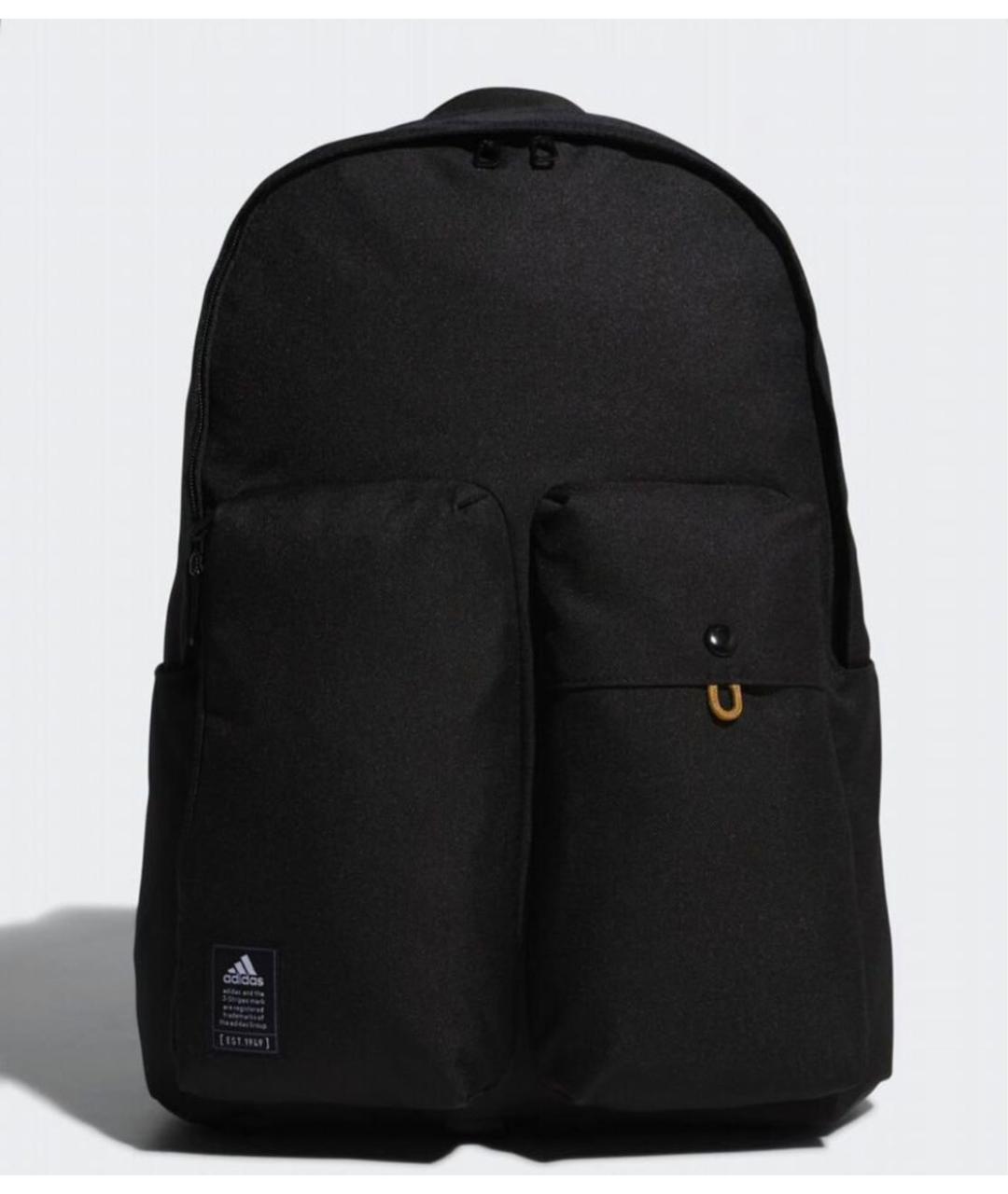 ADIDAS Черный тканевый рюкзак, фото 4