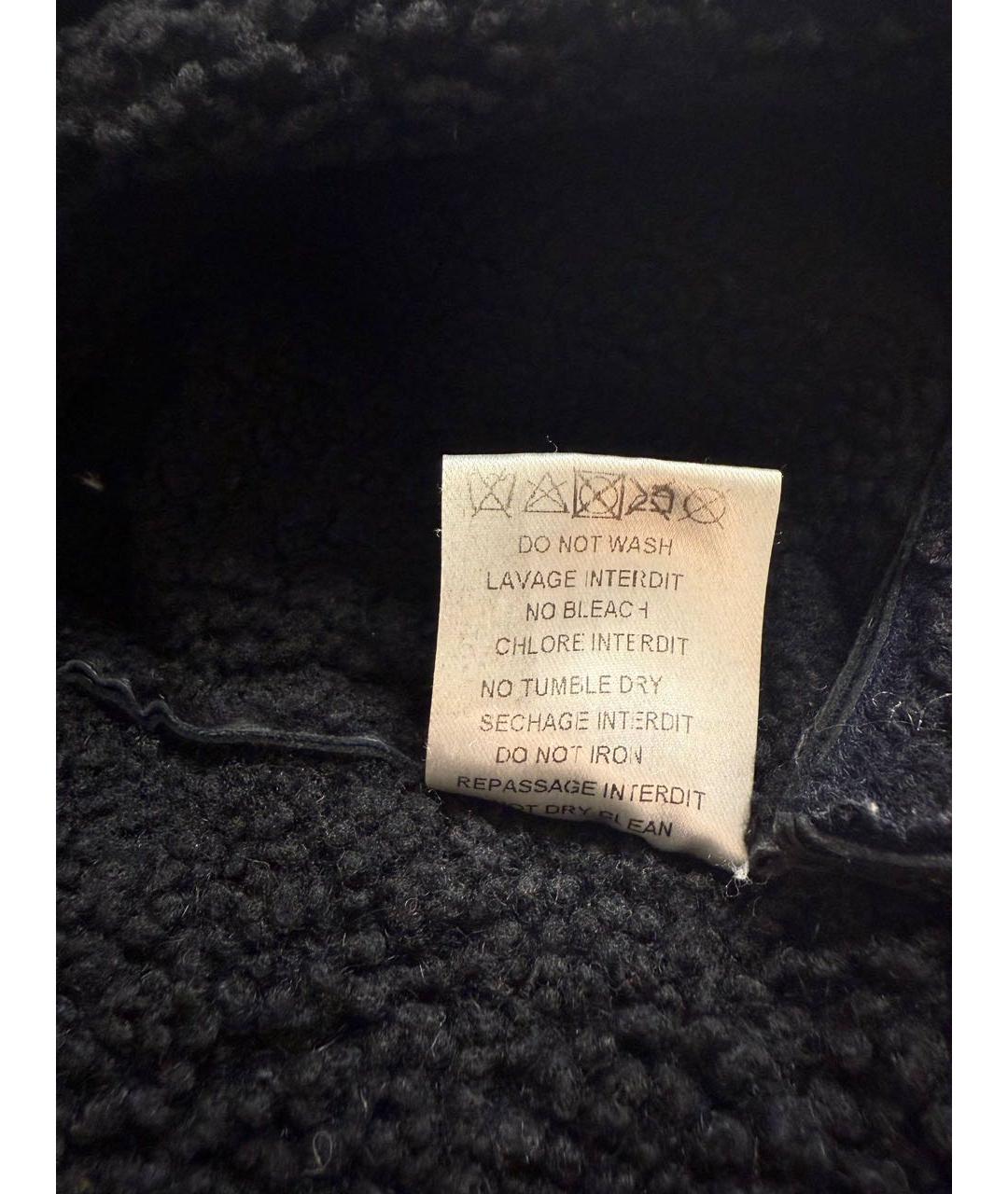 BALMAIN Черная кожаная дубленка, фото 6