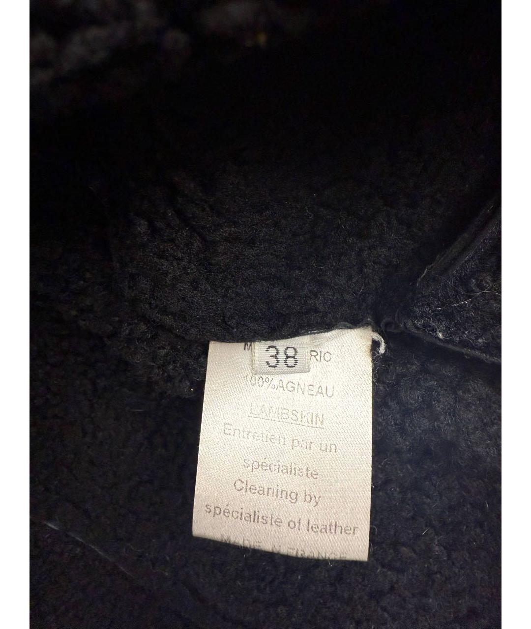 BALMAIN Черная кожаная дубленка, фото 7