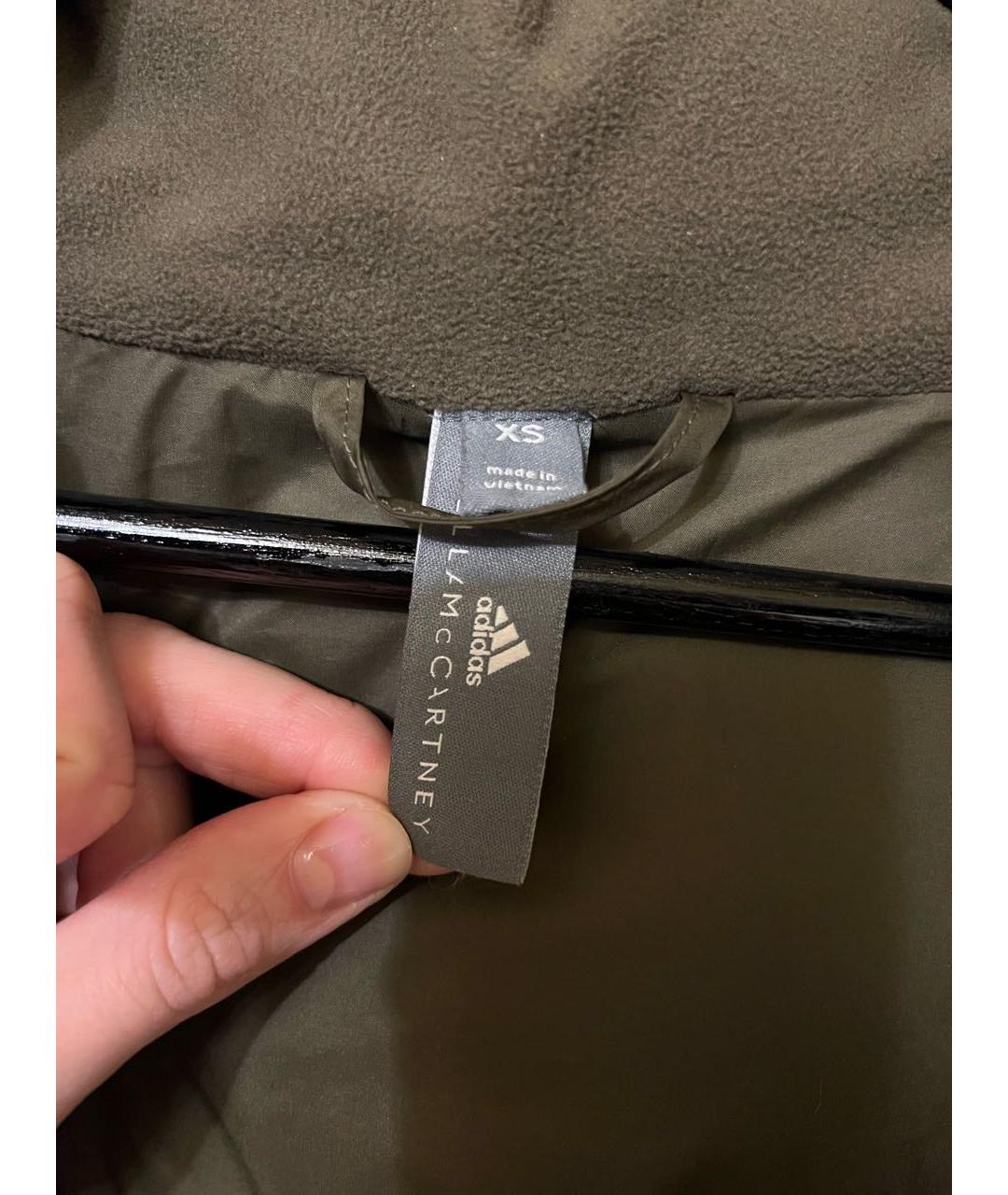 ADIDAS BY STELLA MCCARTNEY Хаки полиэстеровый пуховик, фото 3