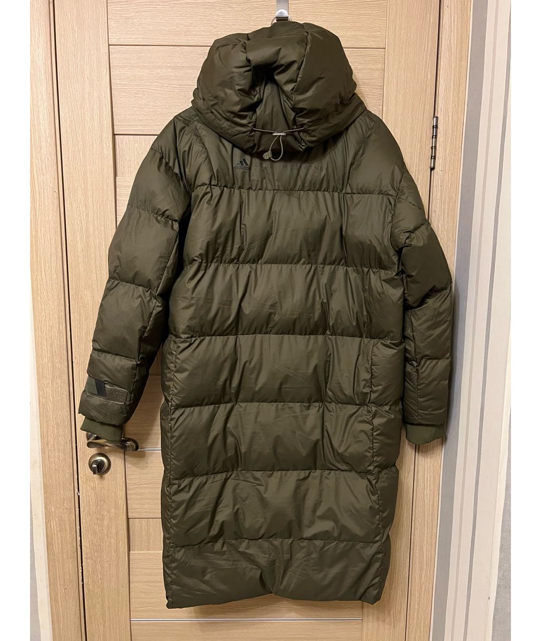 ADIDAS BY STELLA MCCARTNEY Хаки полиэстеровый пуховик, фото 2