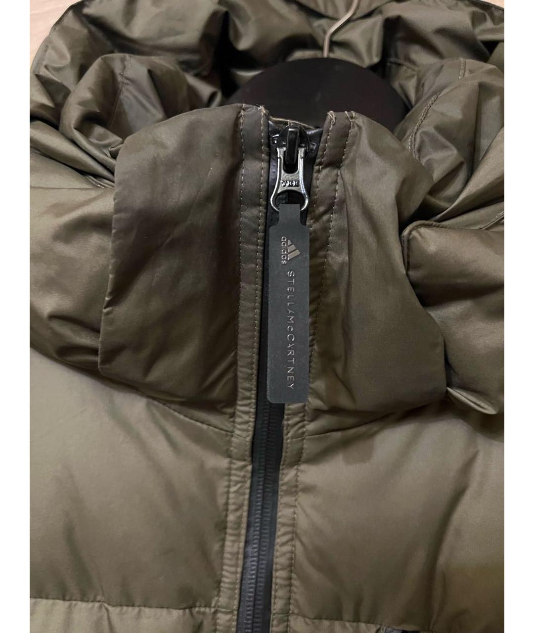 ADIDAS BY STELLA MCCARTNEY Хаки полиэстеровый пуховик, фото 4