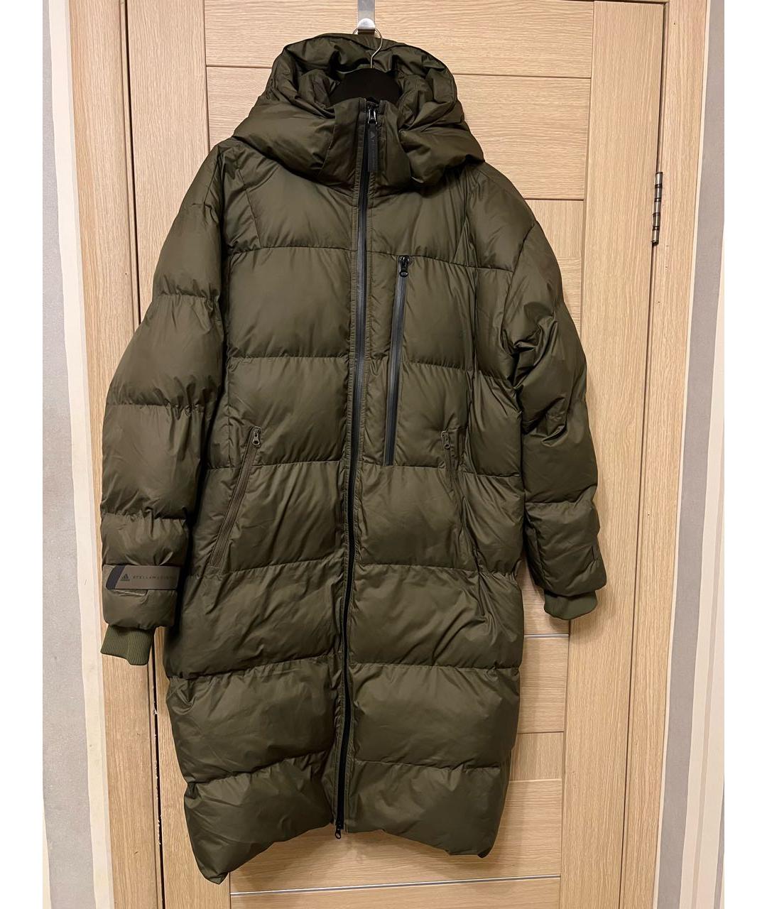 ADIDAS BY STELLA MCCARTNEY Хаки полиэстеровый пуховик, фото 9