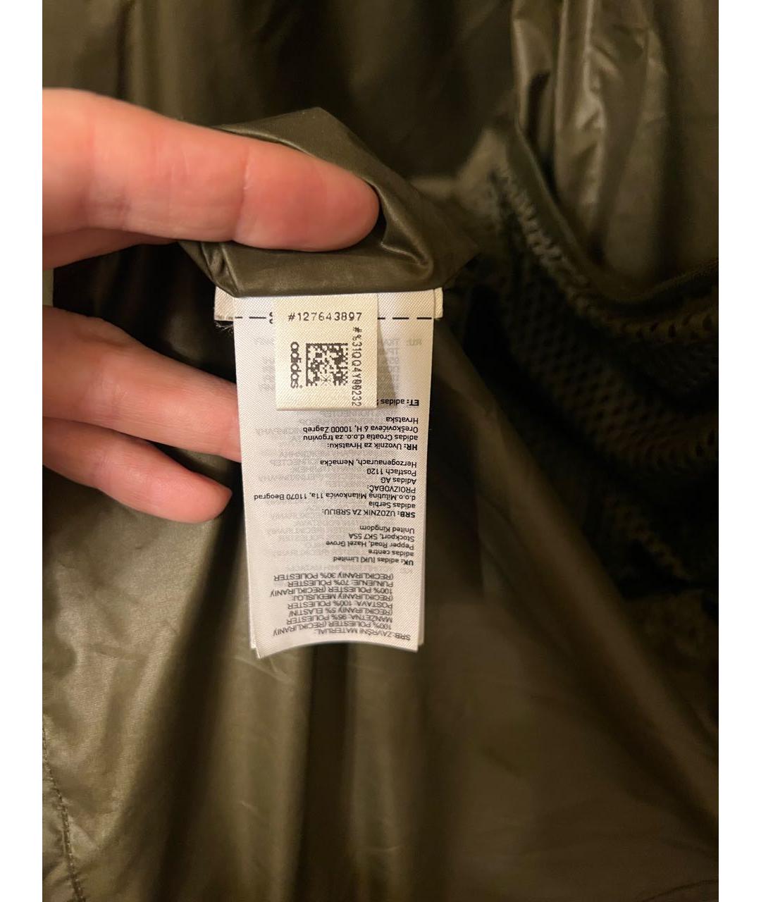 ADIDAS BY STELLA MCCARTNEY Хаки полиэстеровый пуховик, фото 6
