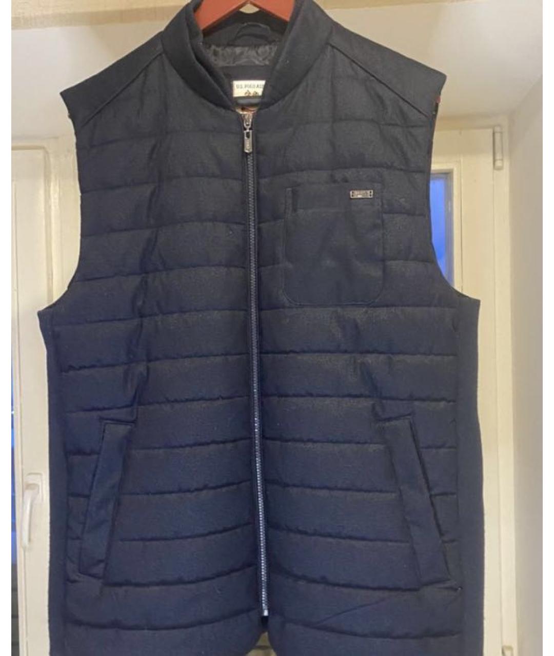 POLO RALPH LAUREN Темно-синий полиэстеровый жилет, фото 4