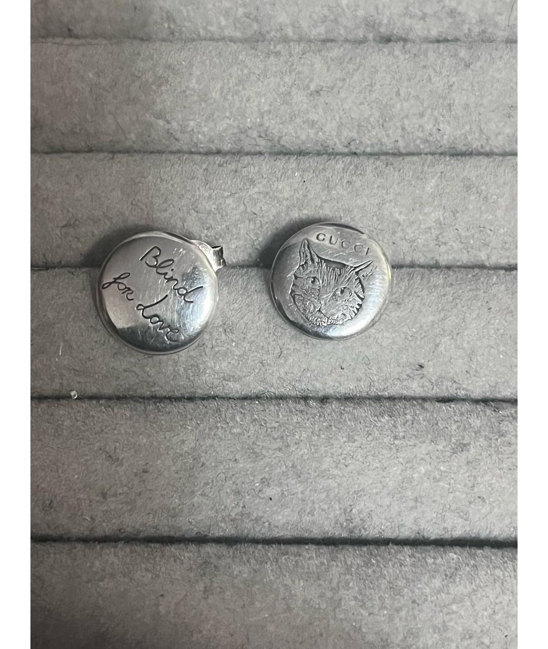 GUCCI Серебряные серебряные серьги, фото 3