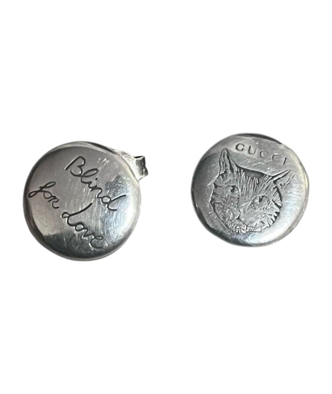 GUCCI Серебряные серебряные серьги, фото 1