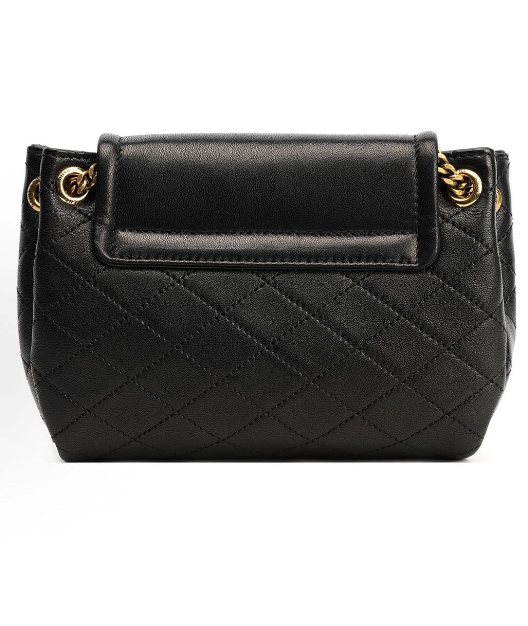 SAINT LAURENT Черная кожаная сумка через плечо, фото 2