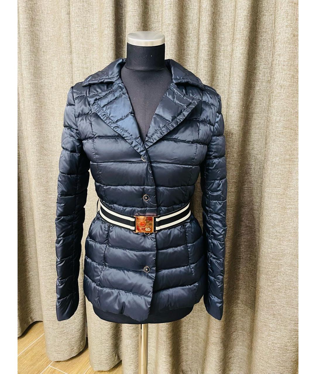 ESCADA Синий полиэстеровый пуховик, фото 7