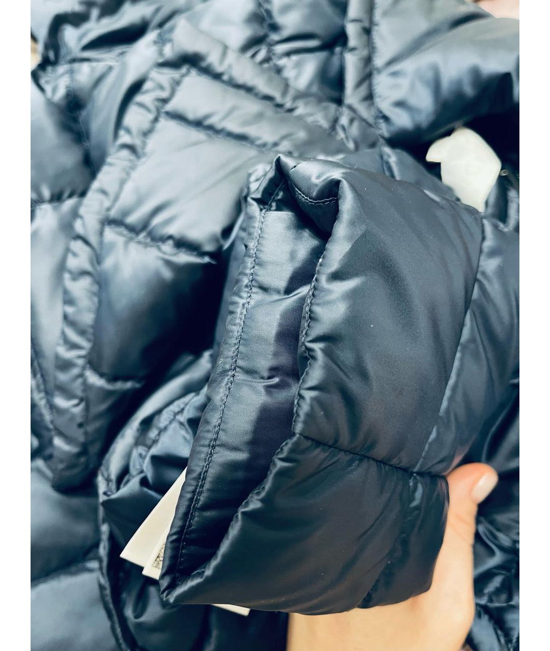 ESCADA Синий полиэстеровый пуховик, фото 6