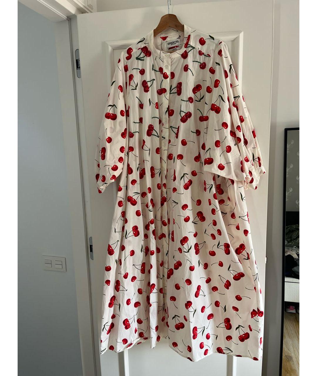 ESSENTIEL ANTWERP Белое коктейльное платье, фото 6