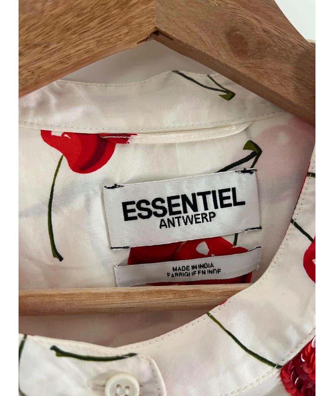 ESSENTIEL ANTWERP Белое коктейльное платье, фото 4