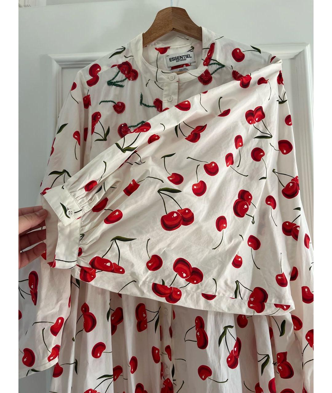 ESSENTIEL ANTWERP Белое коктейльное платье, фото 5