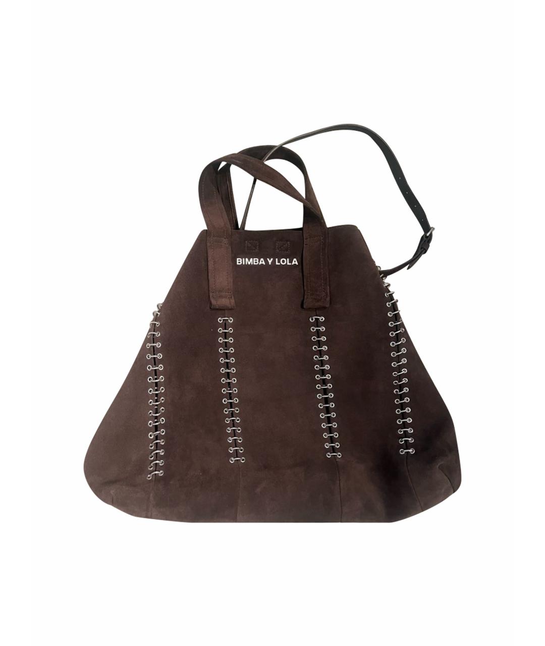 3LAB Коричневая замшевая сумка через плечо, фото 1