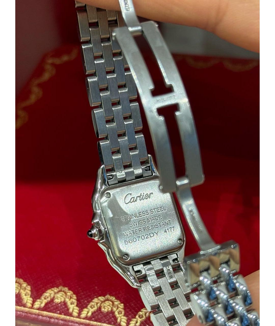 CARTIER Серебряные металлические часы, фото 3