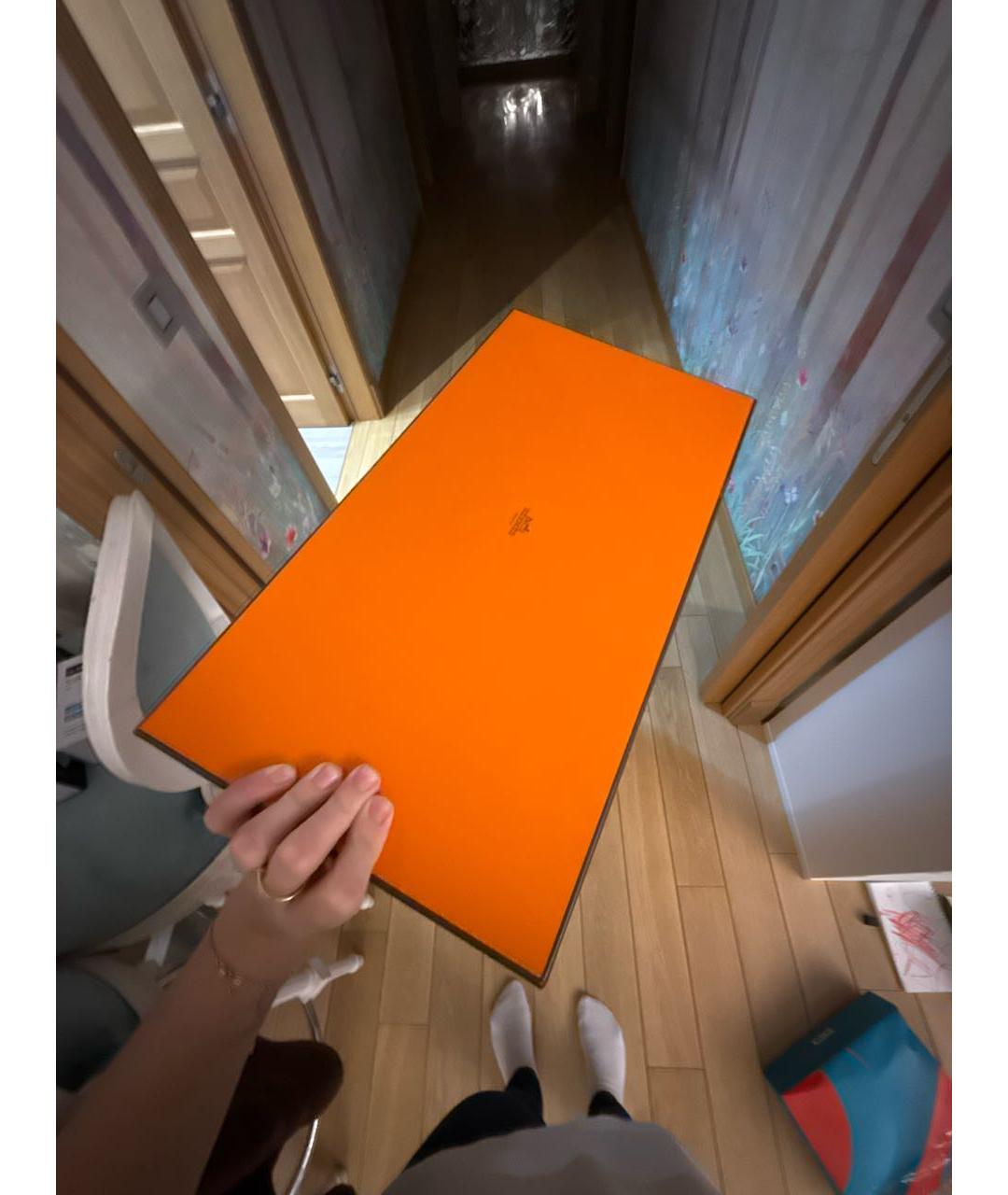 HERMES Мульти кашемировый платок, фото 4