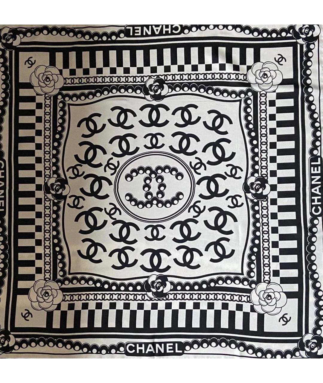CHANEL Мульти шелковый платок, фото 1
