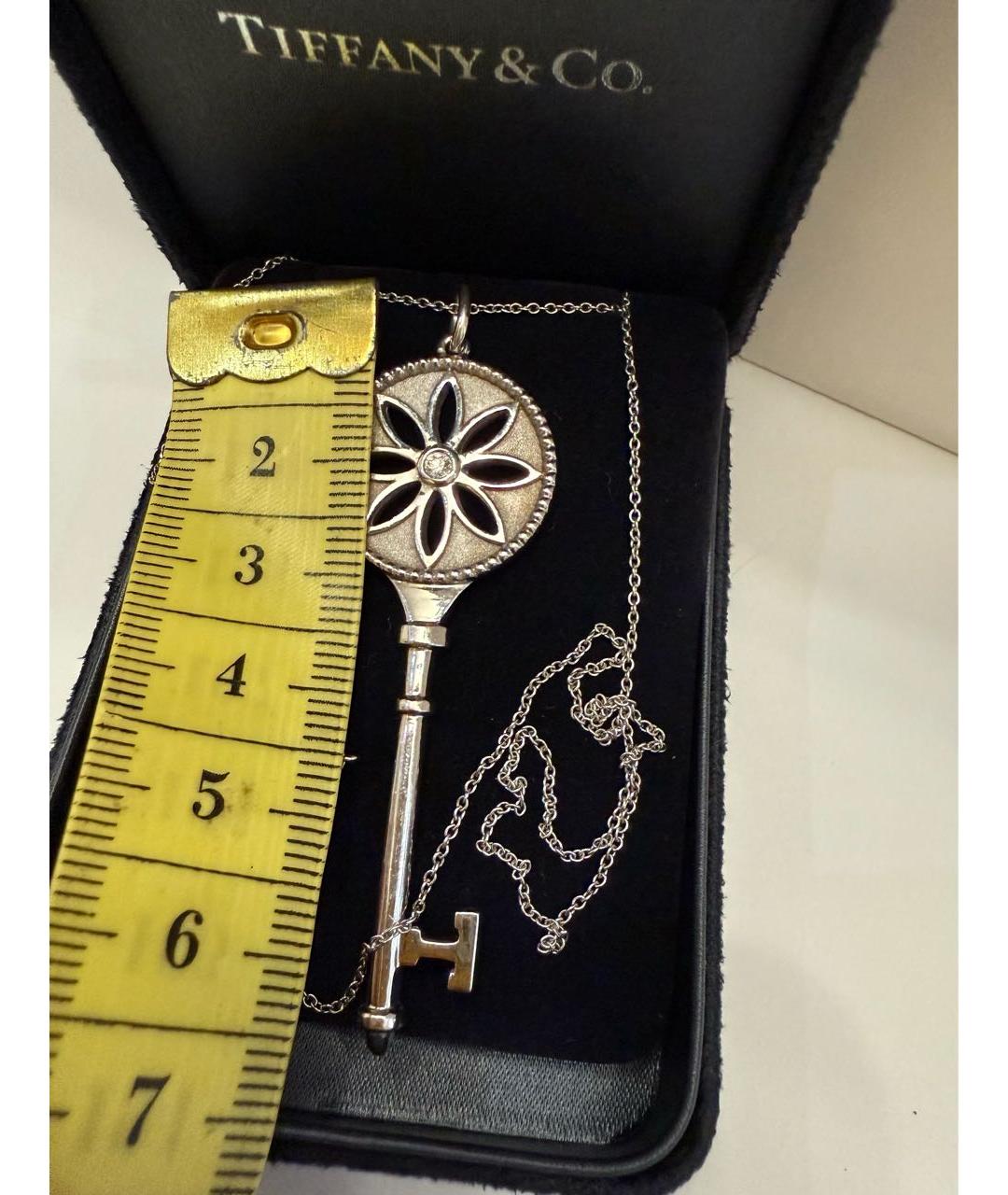 TIFFANY&CO Белое колье из белого золота, фото 2