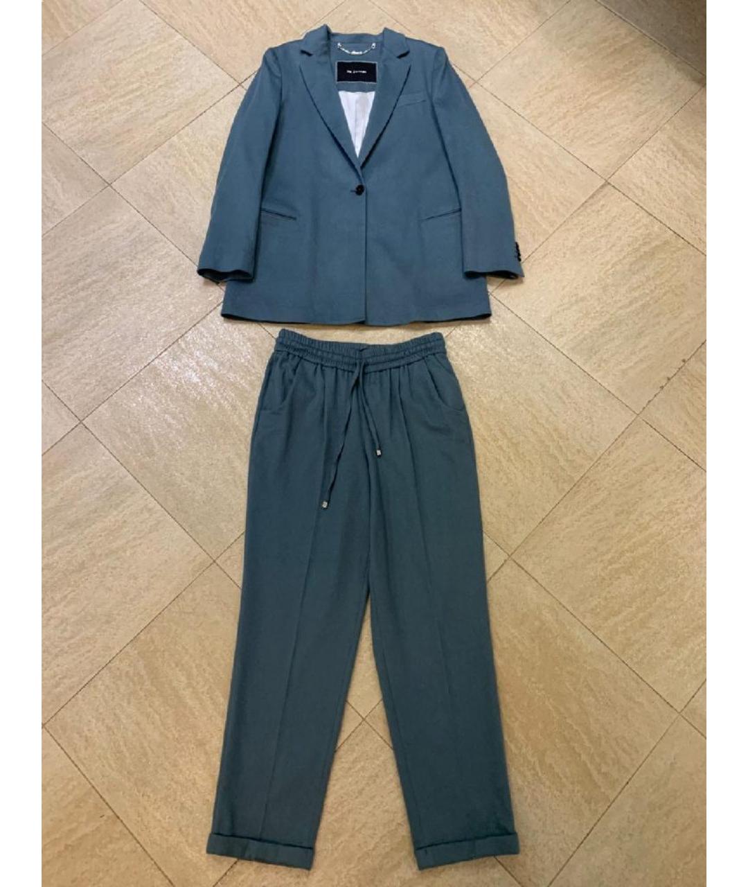 KITON Бирюзовый кашемировый костюм с брюками, фото 10